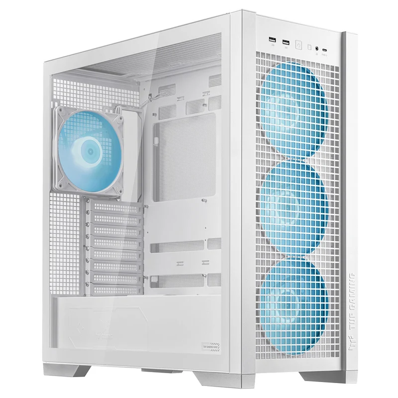 Asus TUF Gaming GT302 ARGB Fans Gaming Case (Black, White)