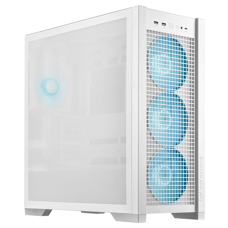 Asus TUF Gaming GT302 ARGB Fans Gaming Case (Black, White)