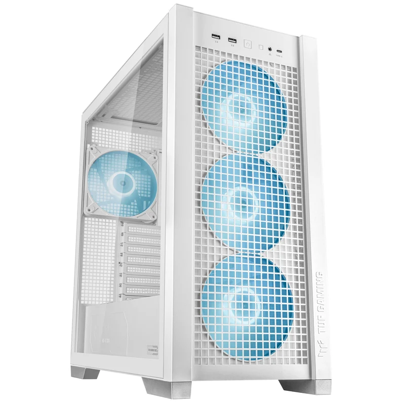 Asus TUF Gaming GT302 ARGB Fans Gaming Case (Black, White)