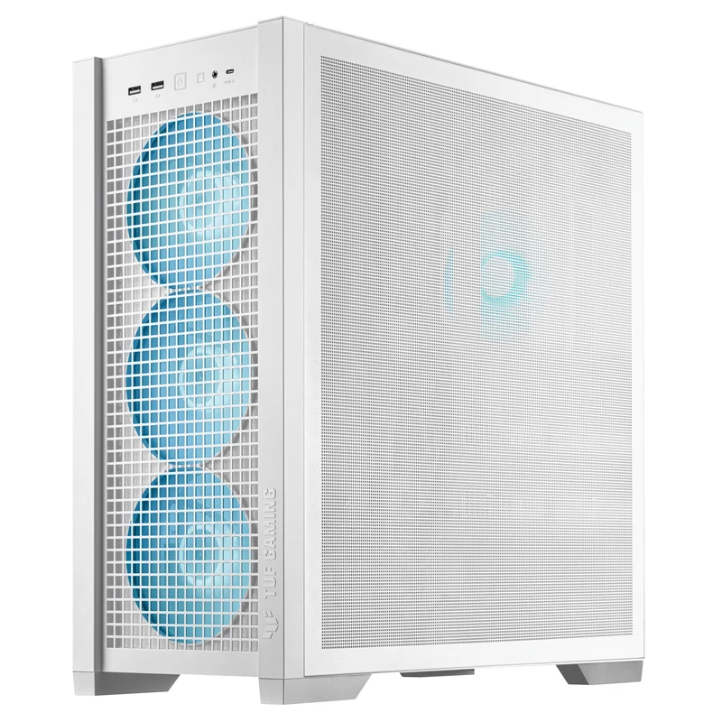 Asus TUF Gaming GT302 ARGB Fans Gaming Case (Black, White)