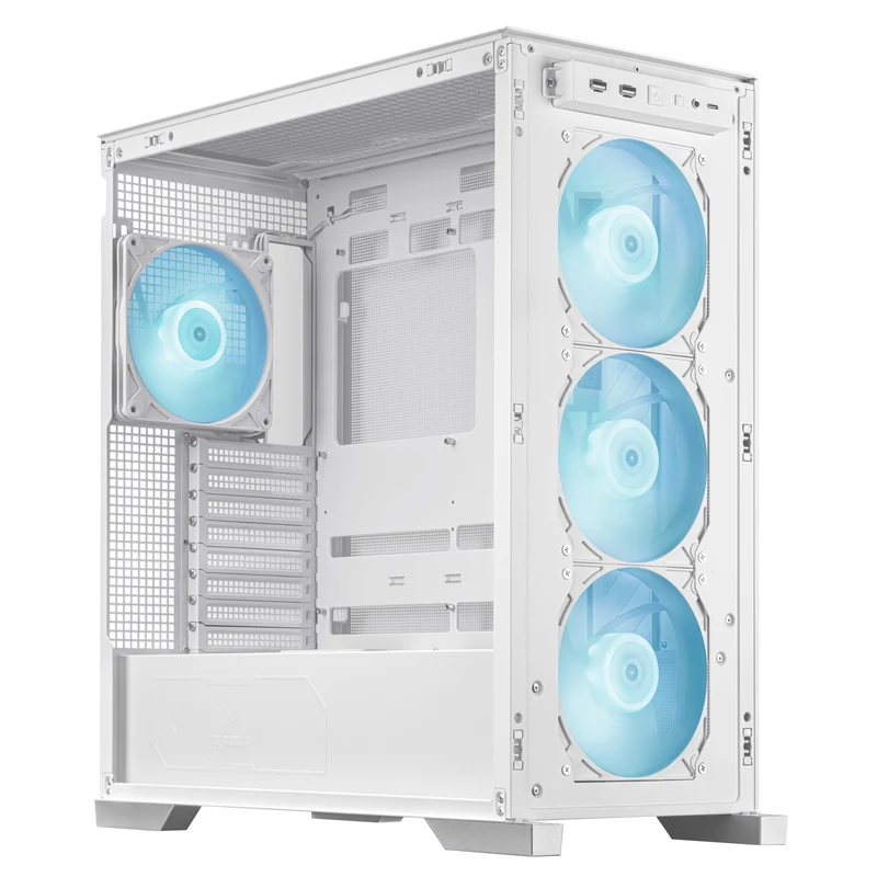 Asus TUF Gaming GT302 ARGB Fans Gaming Case (Black, White)