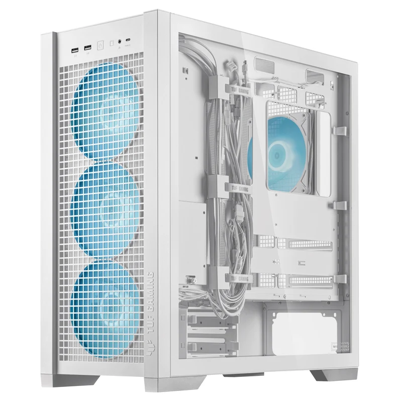 Asus TUF Gaming GT302 ARGB Fans Gaming Case (Black, White)
