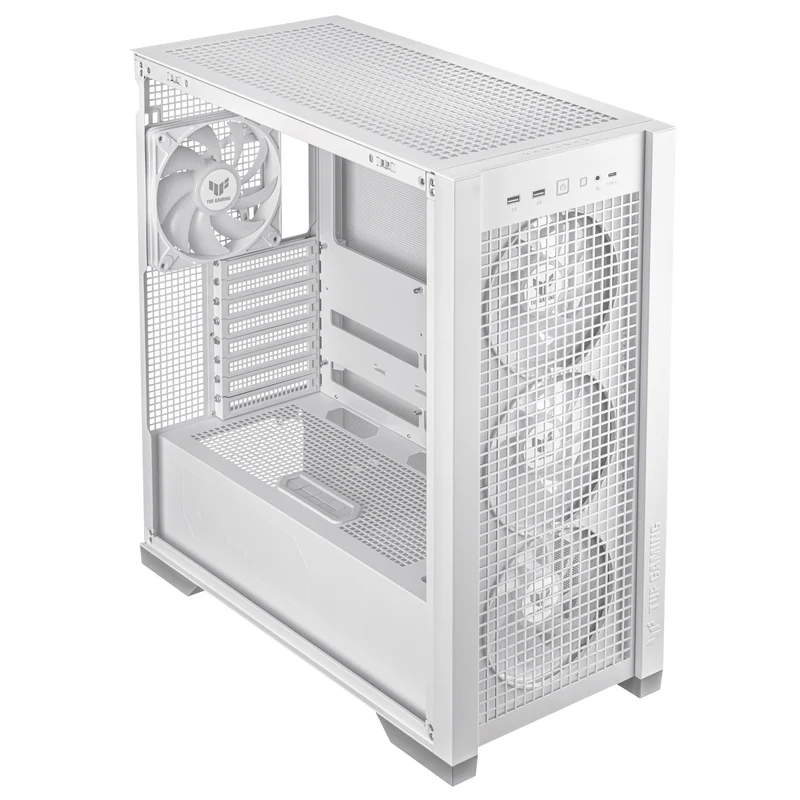Asus TUF Gaming GT302 ARGB Fans Gaming Case (Black, White)