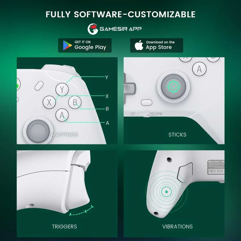 Gamesir T4 Cyclone Pro Multi-Platform Wireless Gamepad with Hall Effect Sticks and Triggers (Twilight, Daybreak)