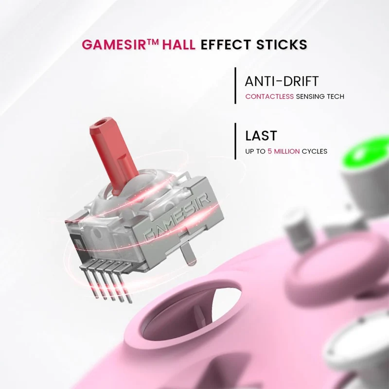 Gamesir T4 Cyclone Pro Multi-Platform Wireless Gamepad with Hall Effect Sticks and Triggers (Twilight, Daybreak)