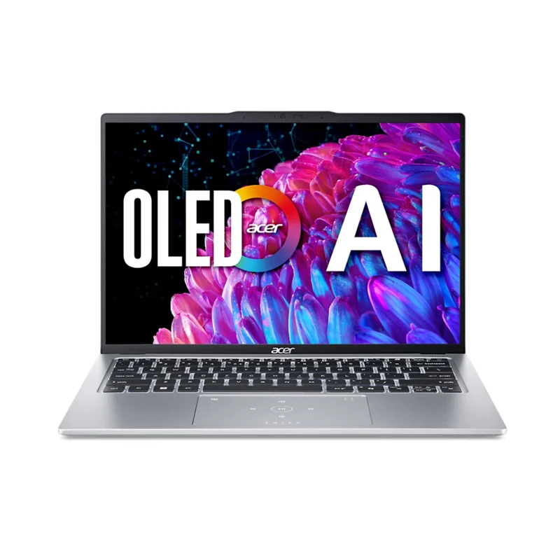 Acer Swift Go 14 SFG14-73-529P Laptop (Pure Silver) | 14" OLED WQXGA+ (2880x1800) | Ultra 5 125H | 16GB RAM | 512GB SSD | Intel Arc Graphics | Windows 11 Home | MS Office Home & Student 2021 | Acer Entry Run Rate Backpack E-1620-P