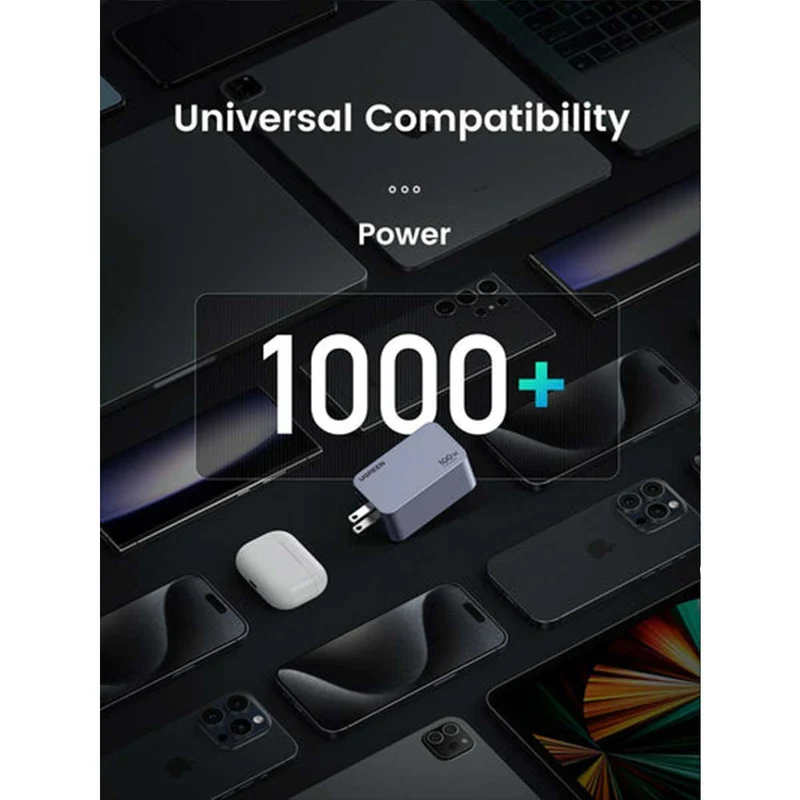 UGREEN Nexode Pro 3-Port 100W Gan Tech Fast Charger (Grey) (X757/25873)