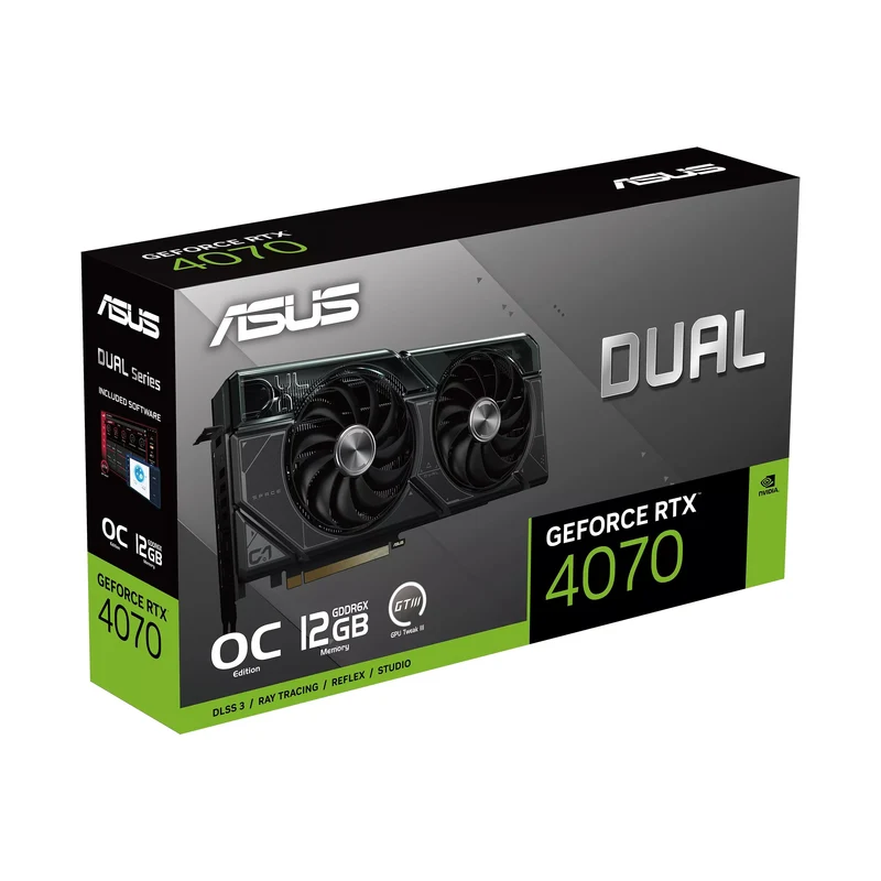 Asus Dual Geforce RTX 4070 Super OC 12GB GDDR6X Graphics Card (Black)