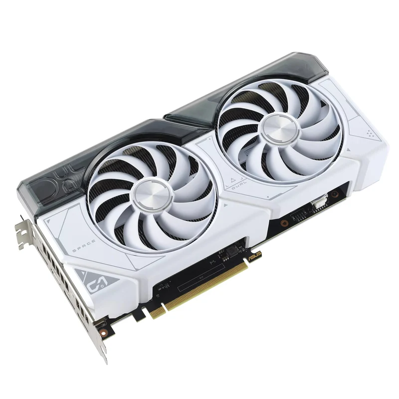 Asus Dual Geforce RTX 4070 Super OC 12GB GDDR6X Graphics Card (White)