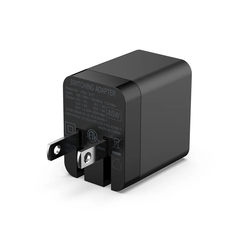 Dobe NSW Fast Charger 45W GAN For NSwitch/NSwitch Lite/NS OLED/Steam Deck ITNS-2111B