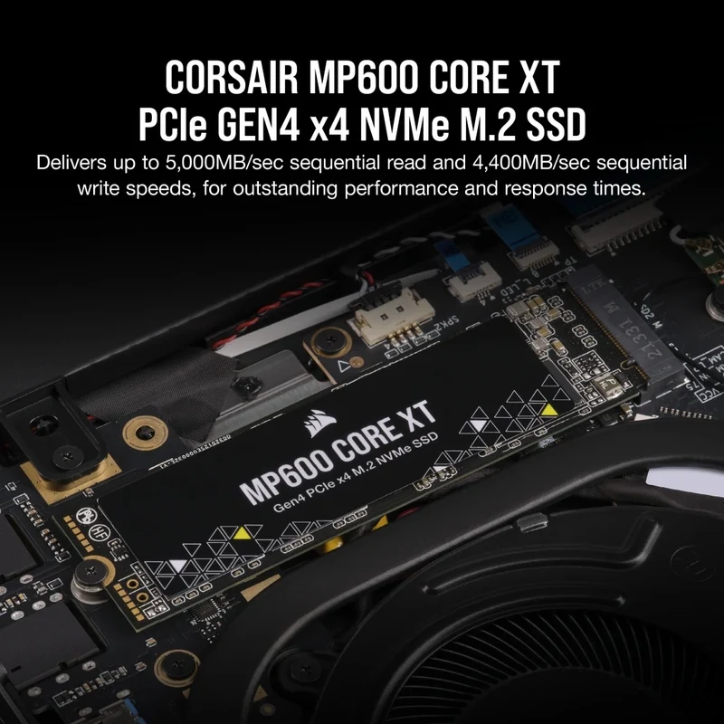 Corsair MP600 Core XT 1TB GEN4 PCIE X4 NVME M.2 SSD (CSSD-F1000GBMP600CXT)