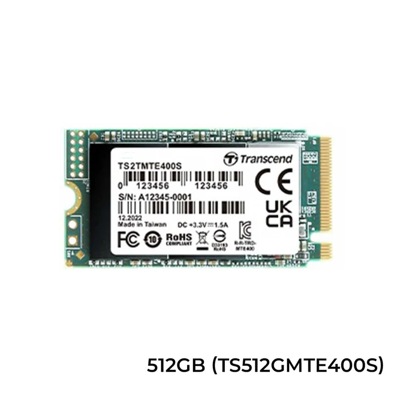 Transcend 400S M.2 2242 PCIE GEN3 X4 NVME Internal SSD (256GB, 512GB, 1TB)