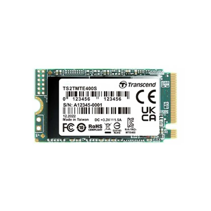 Transcend 400S M.2 2242 PCIE GEN3 X4 NVME Internal SSD (256GB, 512GB, 1TB)