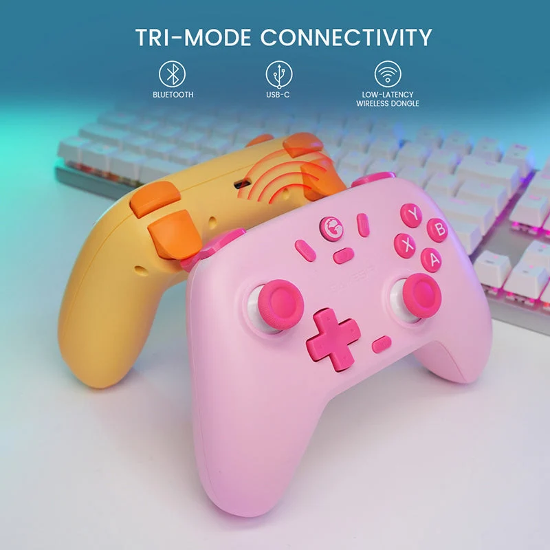 Gamesir T4 Nova Lite Multi-Platform Wireless Game Controller (Stellar White, Space Purple, Sky Blue, Golden Yellow, Mint Green, Blush Pink)