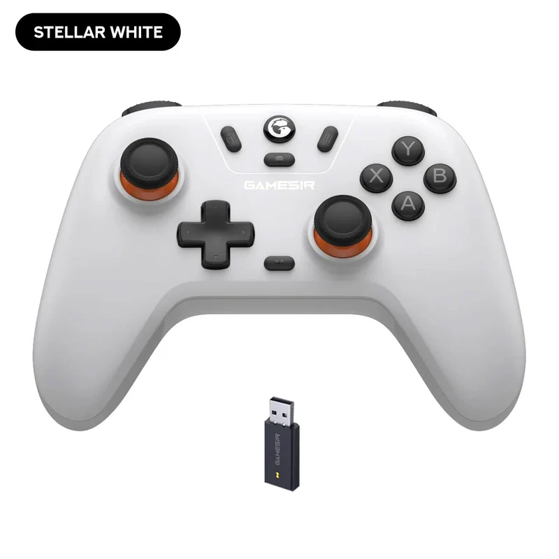 Gamesir T4 Nova Lite Multi-Platform Wireless Game Controller (Stellar White, Space Purple, Sky Blue, Golden Yellow, Mint Green, Blush Pink)