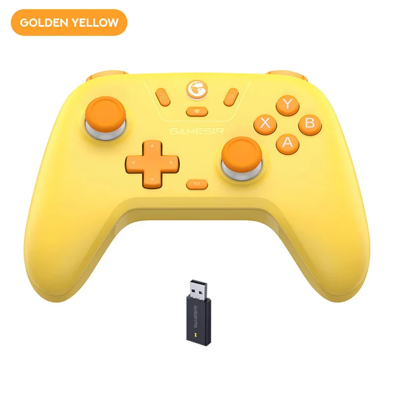 Gamesir T4 Nova Lite Multi-Platform Wireless Game Controller (Stellar White, Space Purple, Sky Blue, Golden Yellow, Mint Green, Blush Pink)