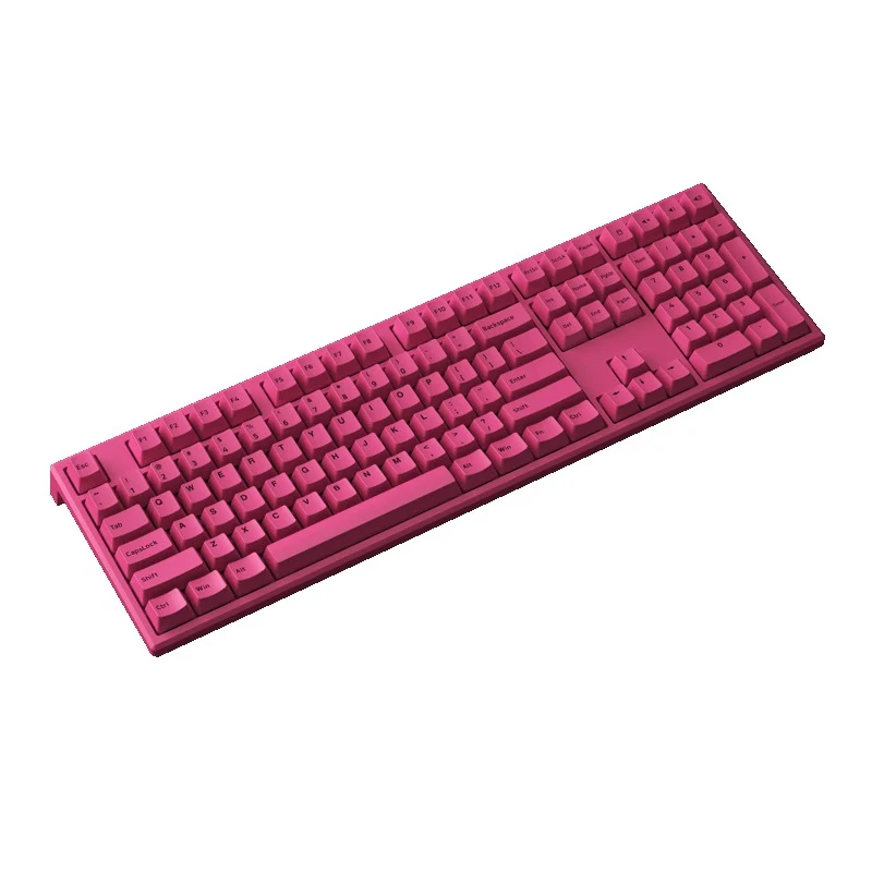 Akko MG108B Rose Red Multi-Mode RGB Hot-Swappable Mechanical Keyboard (TTC Gold Red)