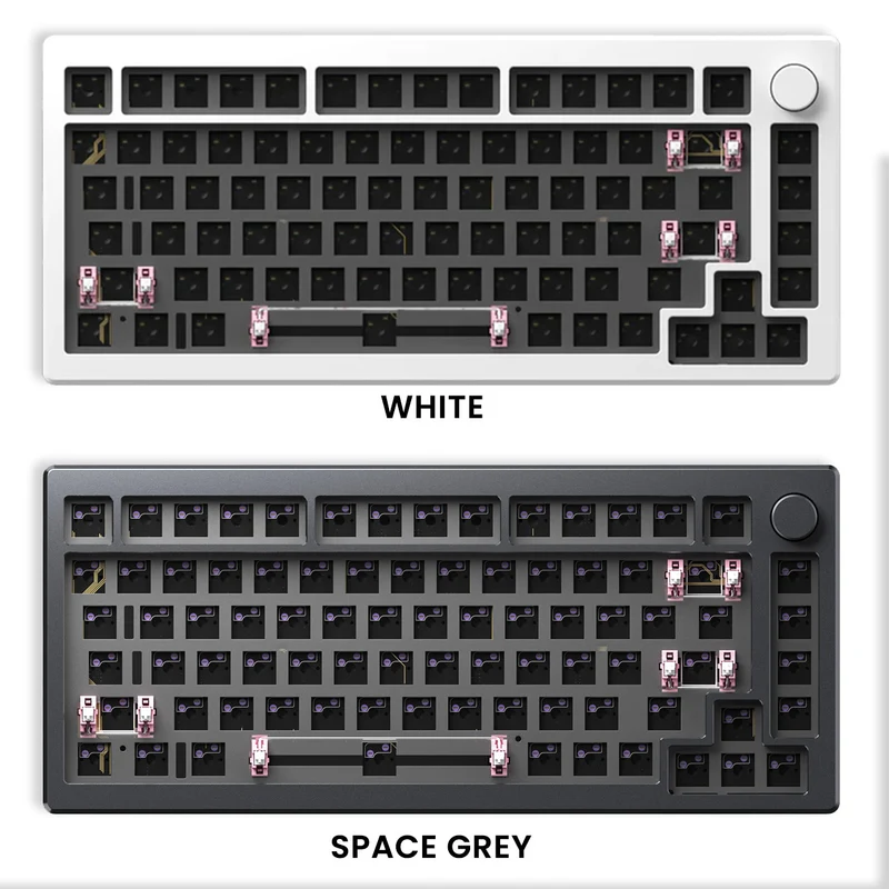 Akko MOD 007 V3 VIA DIY Kit Barebone Aluminum Case Gasket Mount Hot-Swappable Mechanical Keyboard