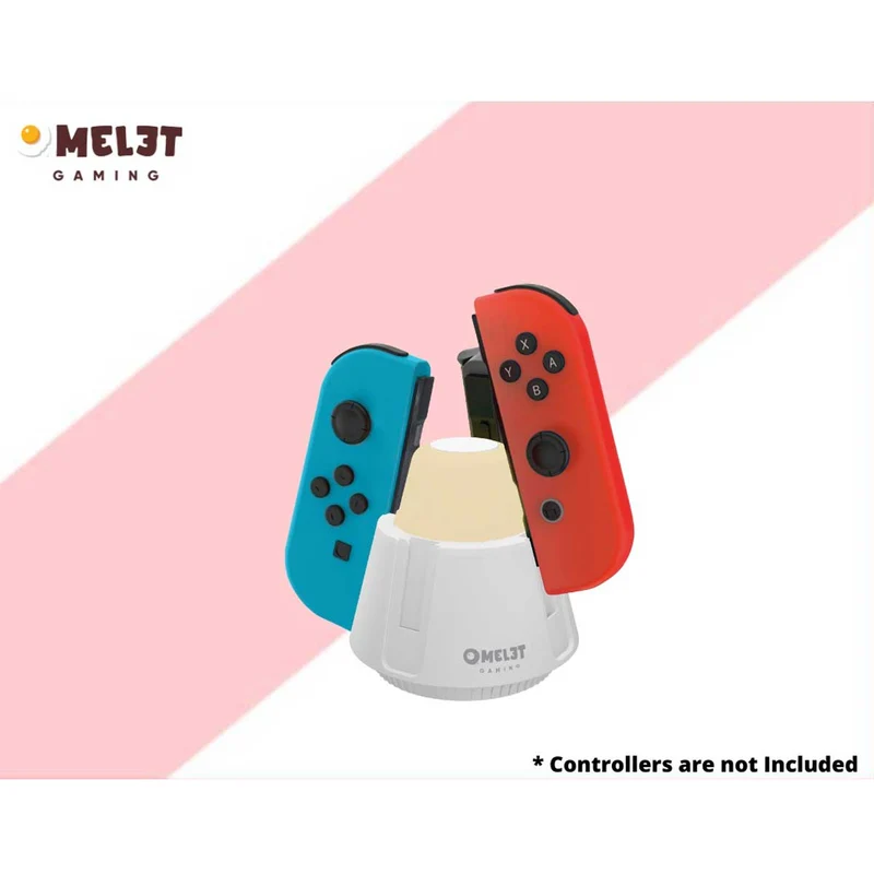 Omelet Gaming Space Dock Charger For Switch Joycons (Snow White)