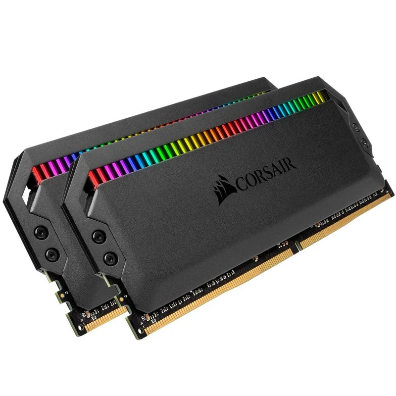 CORSAIR Dominator Platinum RGB 16GB (2 x 8GB) DDR4 DRAM 3200mhz C16 Memory Kit (CMT16GX4M2E3200C16)