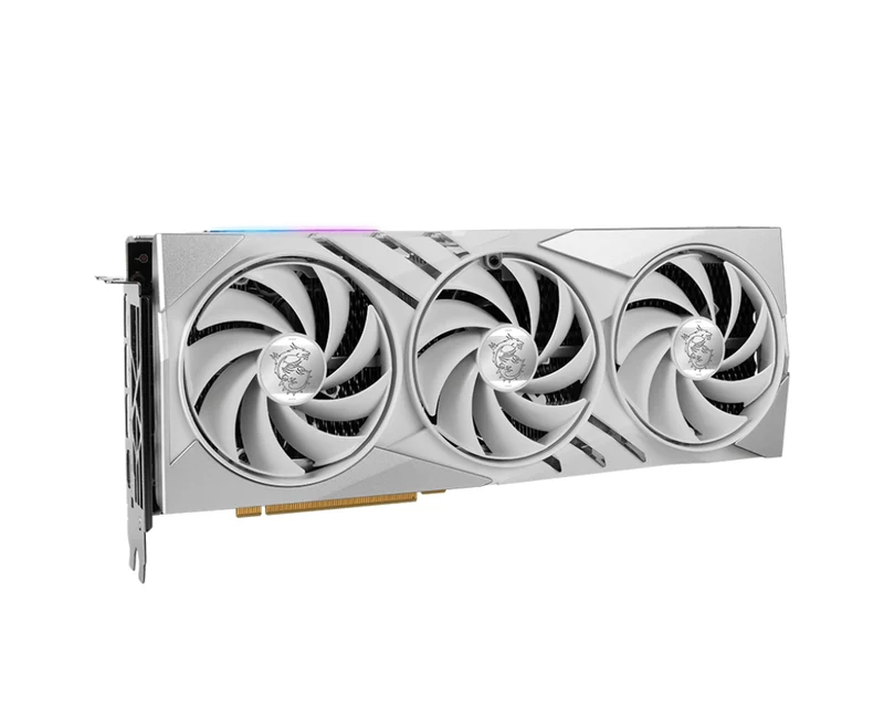 MSI GeForce RTX 4070 TI Gaming X Slim 12GB GDDR6 Graphics Card (White)