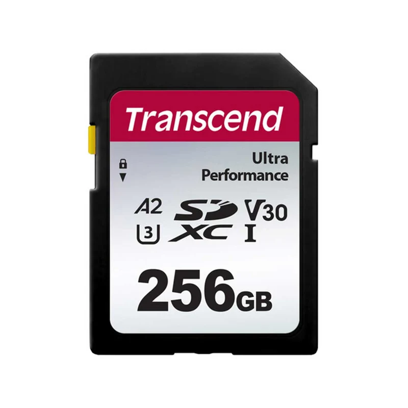 Transcend 340S Ultra Performance SDXC UHS-I U3 V30 A2 160MB/S Read SD Card (64GB, 128GB, 256GB, 512GB)