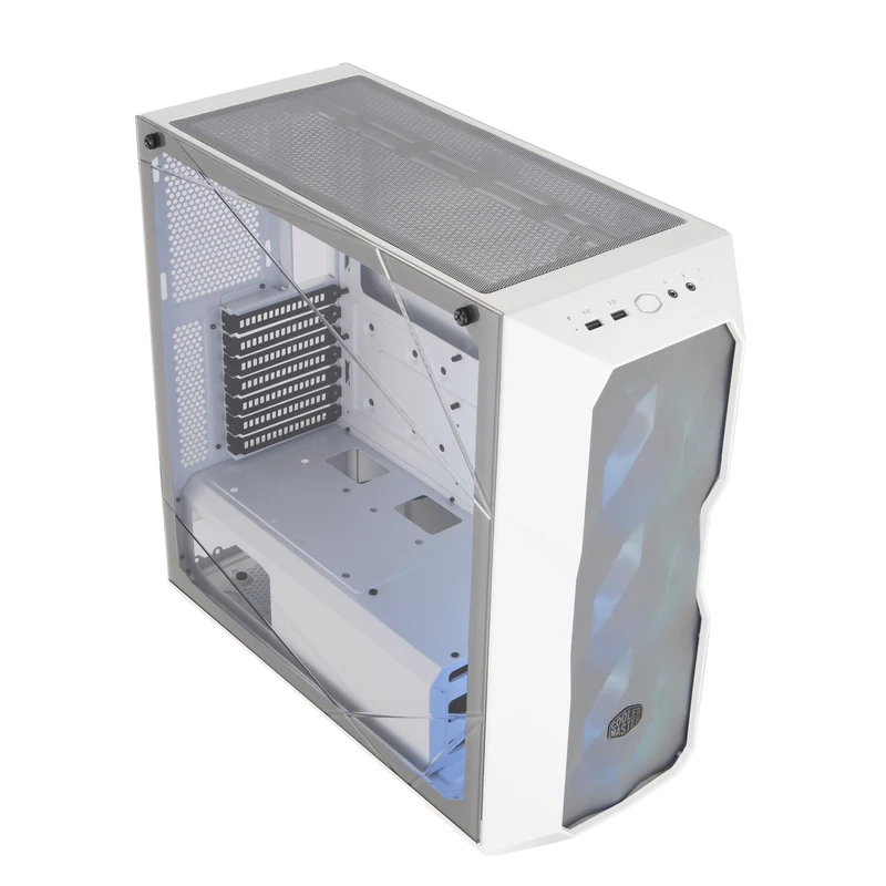 Cooler Master Masterbox TD500 Mesh V2 Mid Tower Case (White)