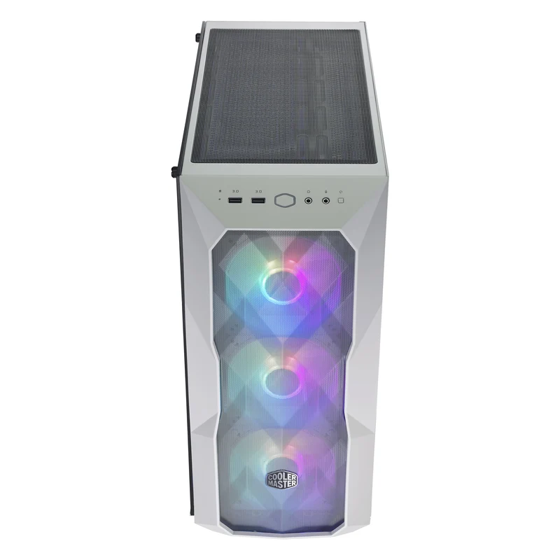 Cooler Master Masterbox TD500 Mesh V2 Mid Tower Case (White)