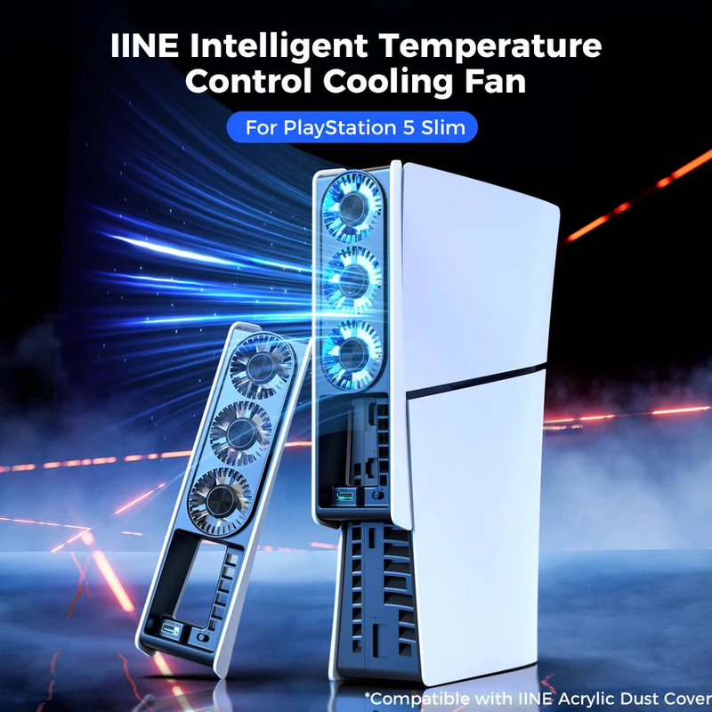 IINE Cooling Fan For PS5 Slim Disc / Digital Edition (L960)