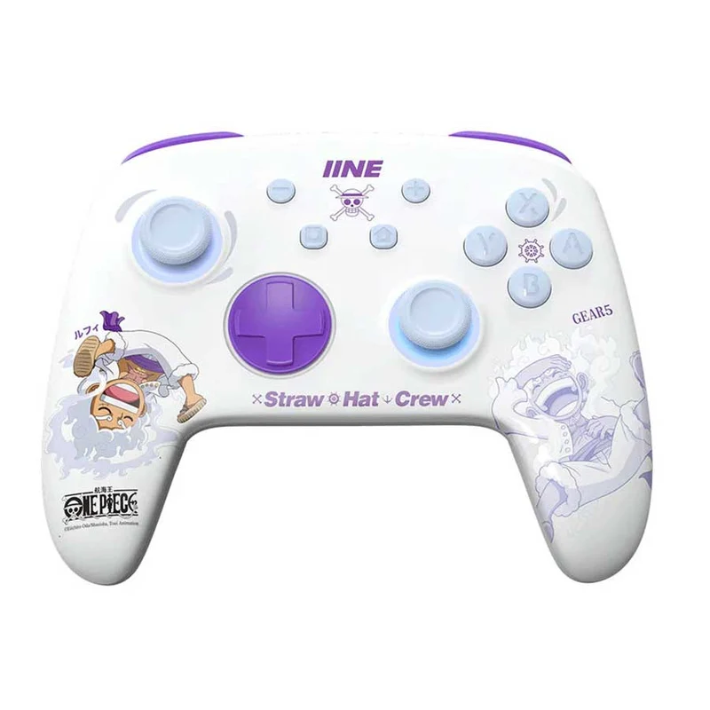 IINE Wireless Controller for Switch Lite/ Switch/ Switch OLED (Luffy) + Storage Bag for Switch Lite/ Switch/ Switch OLED (Luffy) Bundle (L946)
