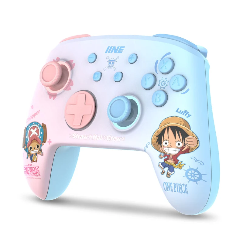 IINE Wireless Controller for Switch Lite/ Switch/ Switch OLED (Luffy & Chopper) + Storage Bag for Switch Lite/ Switch/ Switch OLED (Luffy & Chopper) Bundle (L916)