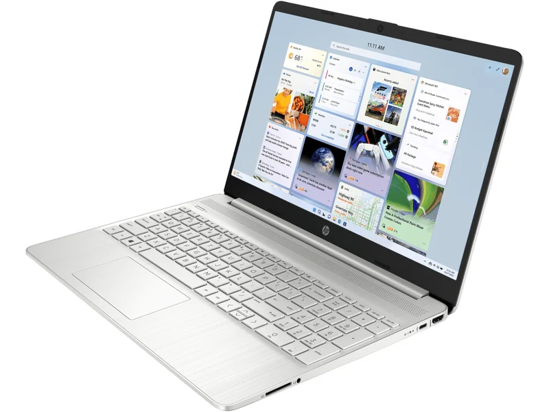 HP 15S-FQ5347TU Laptop (Natural Silver) | 15.6" FHD (1920X1080) | I5-1235U | 16GB RAM | 512GB SSD | Intel Iris Xe Graphics | Windows 11 Home | MS Office Home & Student 2021 | HP Prelude 15.6" Topload Bag