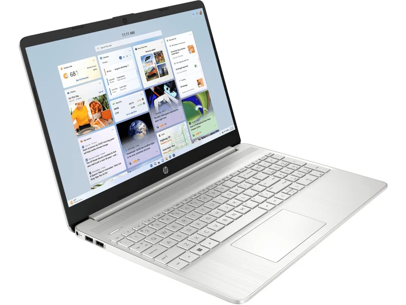 HP 15S-FQ5347TU Laptop (Natural Silver) | 15.6" FHD (1920X1080) | I5-1235U | 16GB RAM | 512GB SSD | Intel Iris Xe Graphics | Windows 11 Home | MS Office Home & Student 2021 | HP Prelude 15.6" Topload Bag