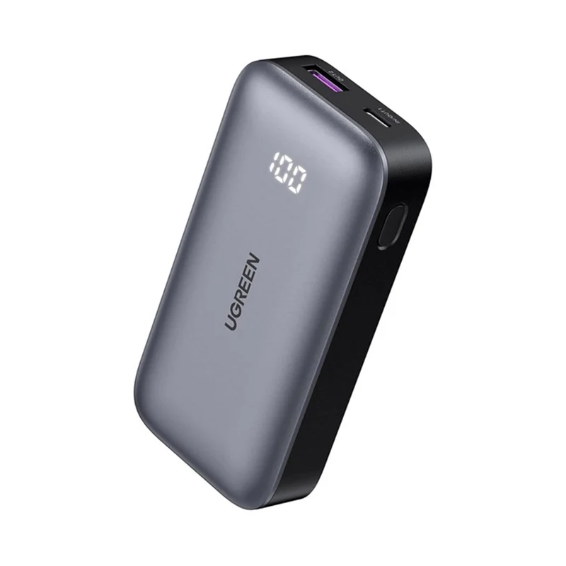 Ugreen Nexode 10000MAH 2-Way Fast Charging 30W Power Bank (Grey) (PB502/25185)