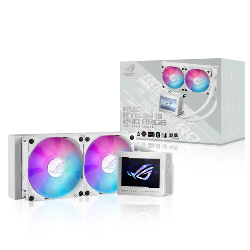 Asus ROG Ryujin III 240 ARGB Liquid CPU Cooler (White)