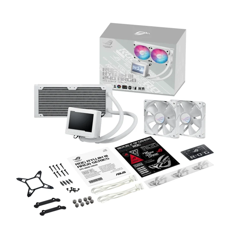 Asus ROG Ryujin III 240 ARGB Liquid CPU Cooler (White)