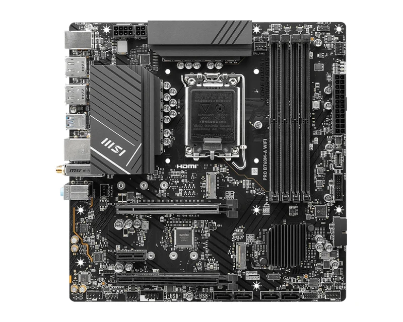 MSI Pro B760M-A WiFi DDR5 Motherboard