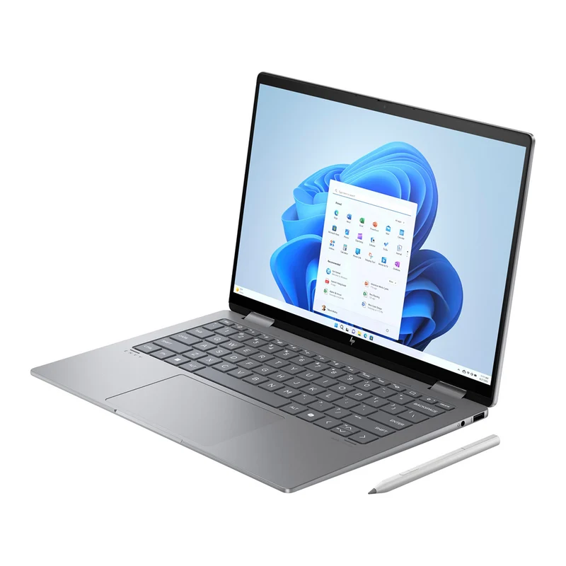HP Envy X360 14-FC0065TU 2-in-1 Laptop (Meteor Silver) | 14.0" WUXGA IPS (1920x1200) | Ultra 7-155U | 16GB RAM | 512GB SSD | Intel integrated Graphics | Windows 11 | MS Office Home & Student 2021 | HP Prelude Topload Bag