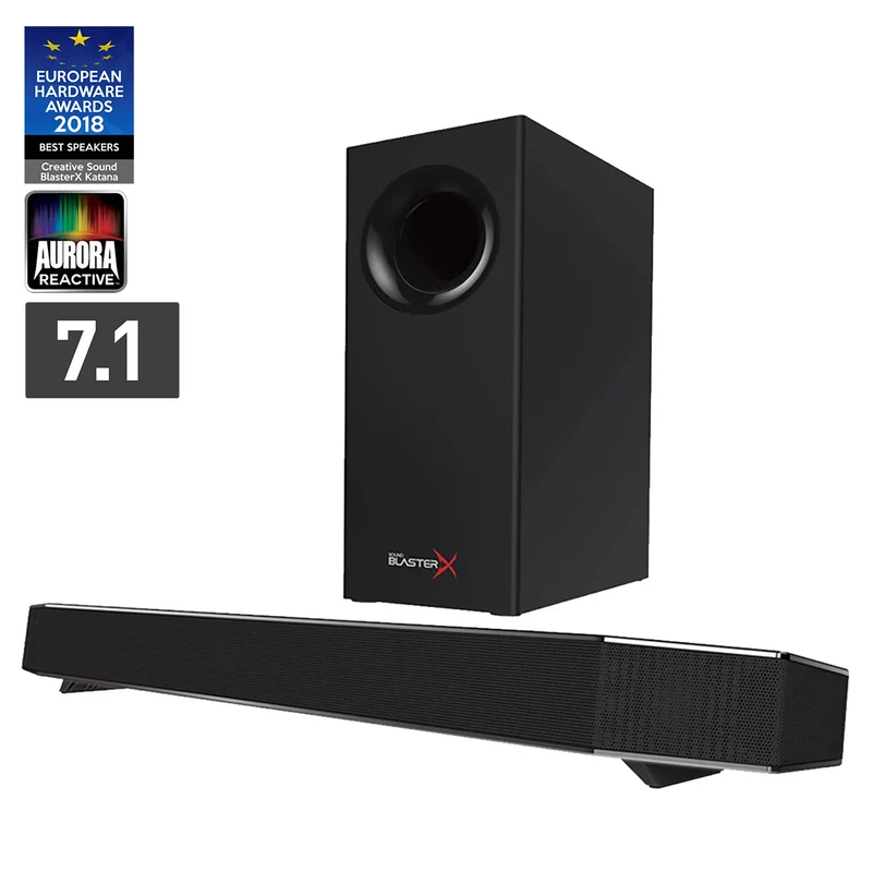Creative Sound BlasterX Katana Multi-Channel Gaming Soundbar