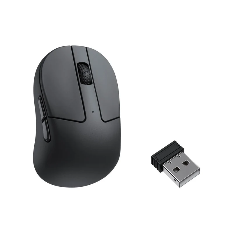 Keychron M4 Ultra-Lightweight 1000Hz Wireless Optical Mouse (Black, White)