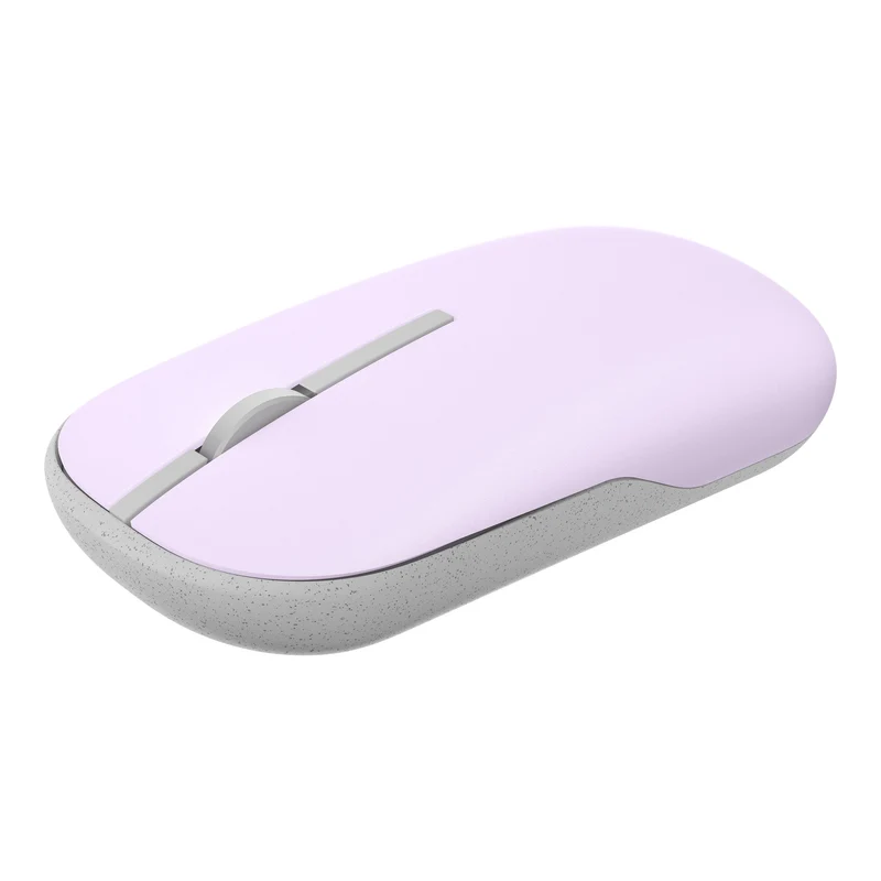 Asus Marshmallow MD100 Portable Wireless Mouse (Mist Purple) + Brave Green Cover