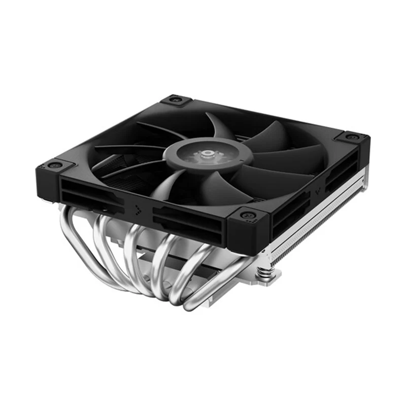 Deepcool AN600 120MM Top Flow Low Profile CPU Air Cooler (Black) (R-AN600-BKNNMN-G)