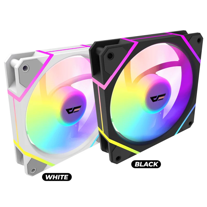 Darkflash DM12 F 1-PACK A-RGB Cooling Fan (Black, White)