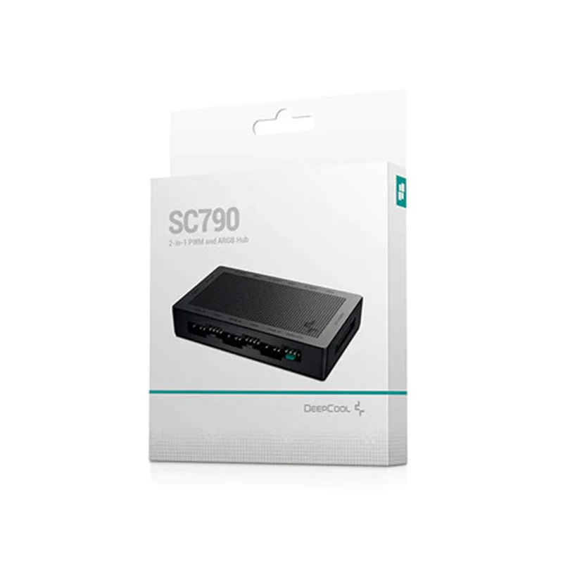 Deepcool SC790 2-IN-1 PWM & RGB Hub (Black) (R-SC790-BKNSNN-G)