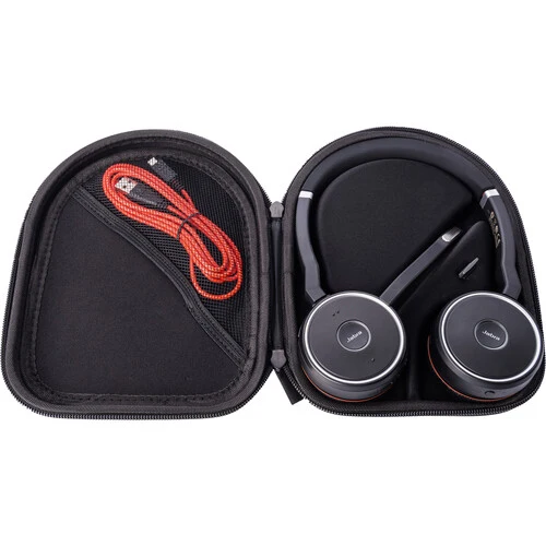Jabra Evolve 75 SE Link 380A MS Stereo Noise-Canceling Wireless Headset (Black)