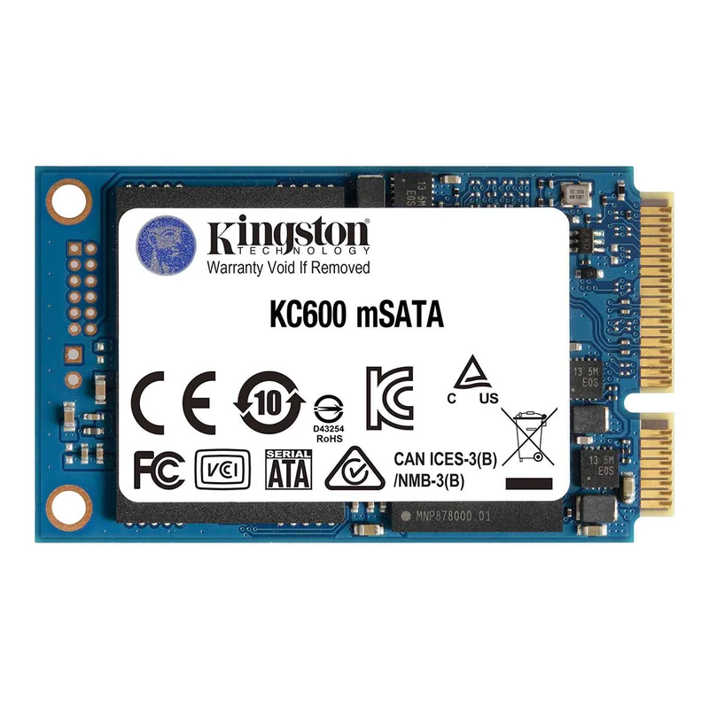 Kingston KC600 2.5" & MSATA SSD Hardware-Based Self-Encrypting Drive With 3D TLC Nand - SKC600MS (256GB, 512GB, 1024GB)