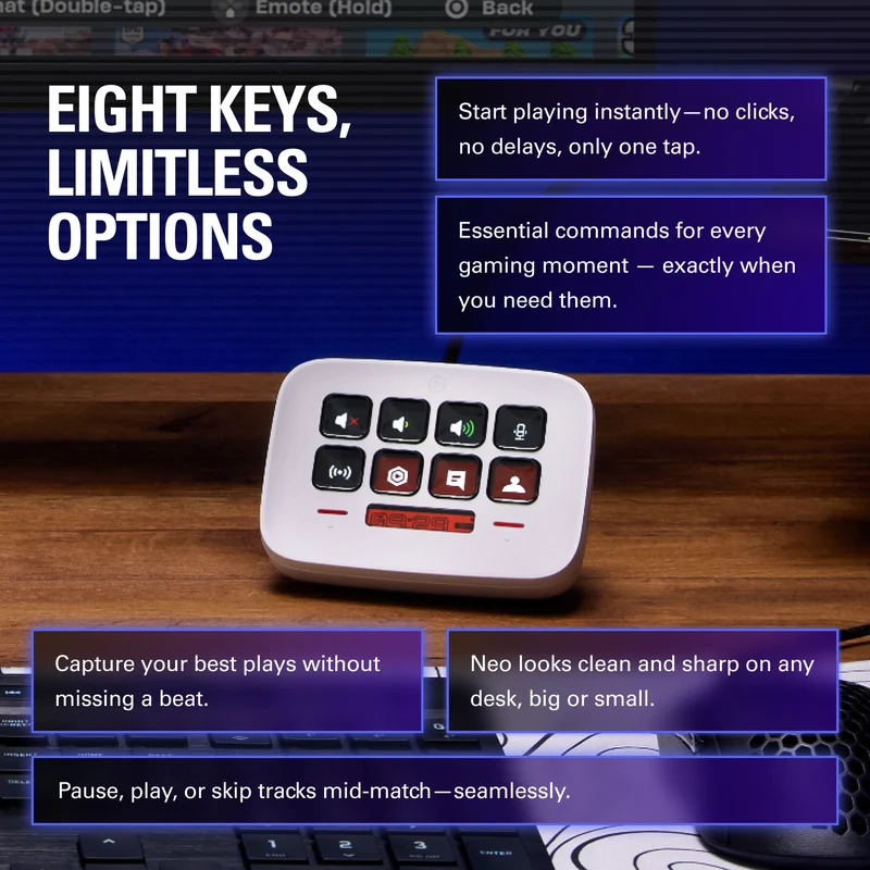 Elgato Stream Deck Neo (Black, White)