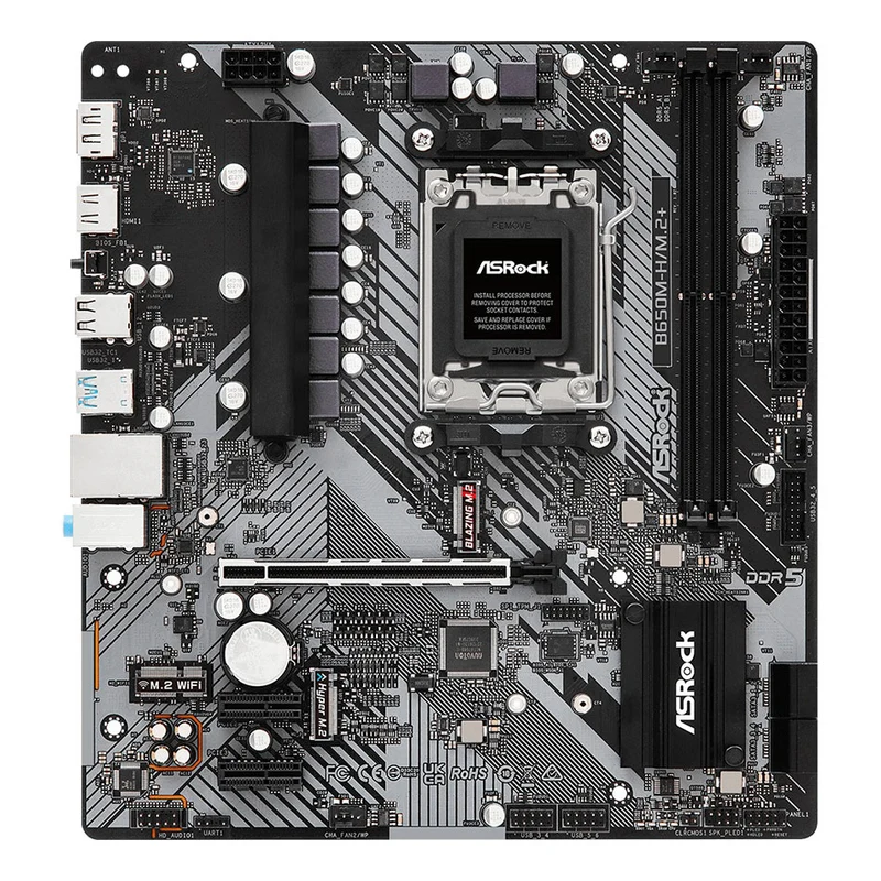 ASRock B650M-H/M.2+ DDR5 Motherboard