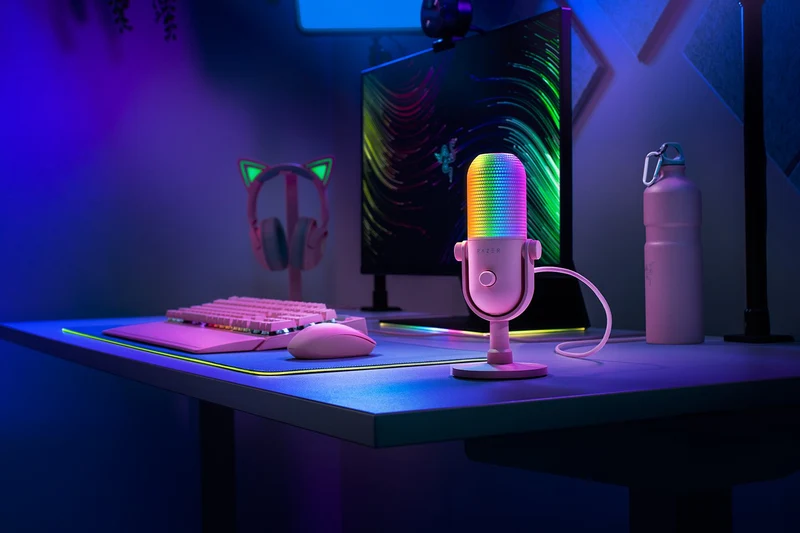 Razer Seiren V3 Chroma RGB USB Microphone With Tap to Mute Sensor