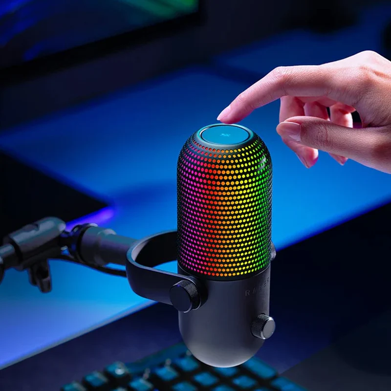 Razer Seiren V3 Chroma RGB USB Microphone With Tap to Mute Sensor